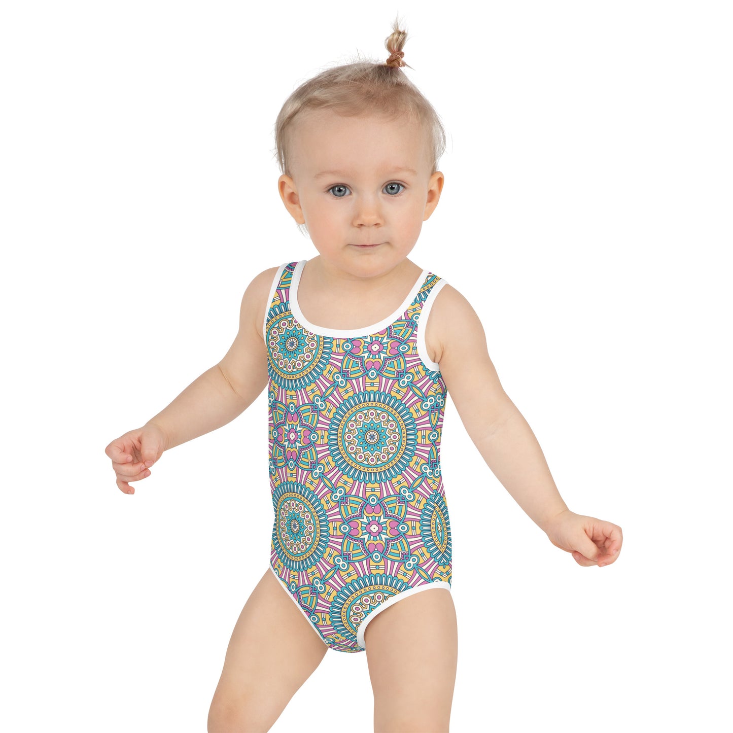 Pink and Blue - Kids Swimsuit