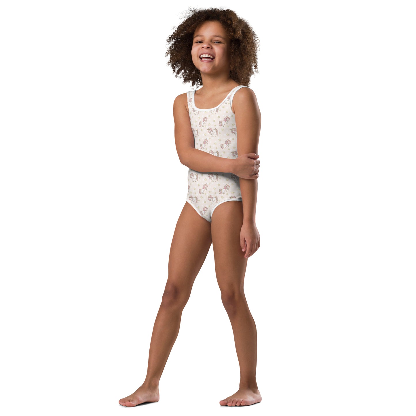 Pink Unicorn Pattern - Kids Swimsuit