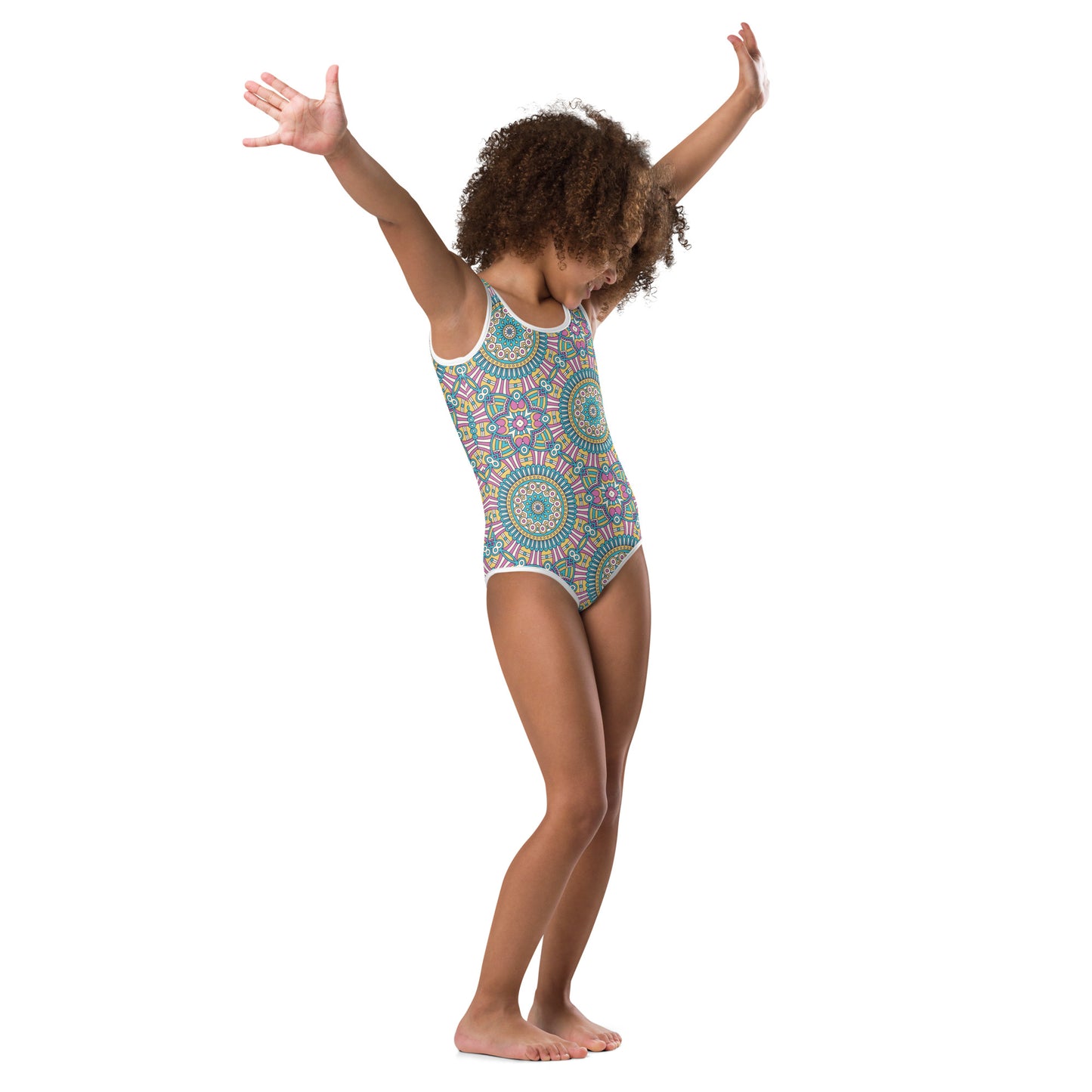 Pink and Blue - Kids Swimsuit