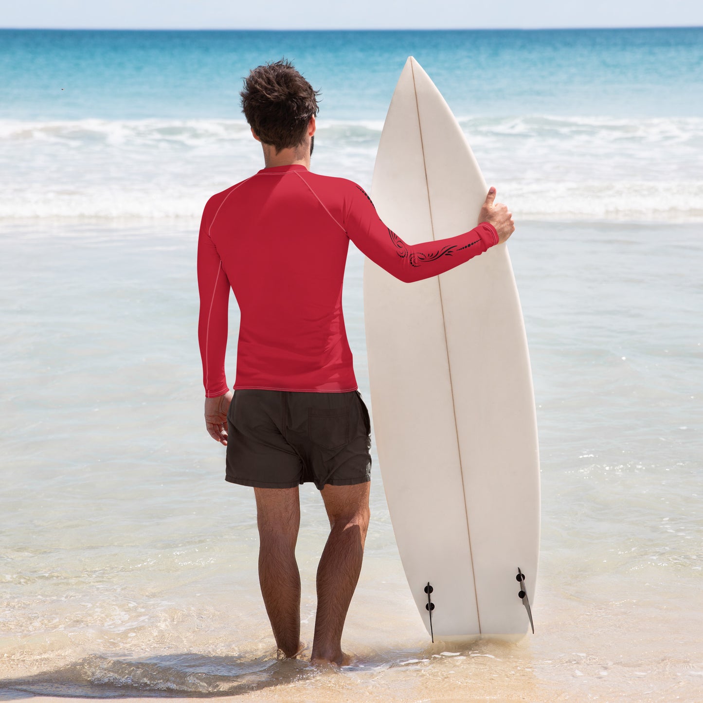 Saltwater Heals Everything - Red - Men's Rash Guard
