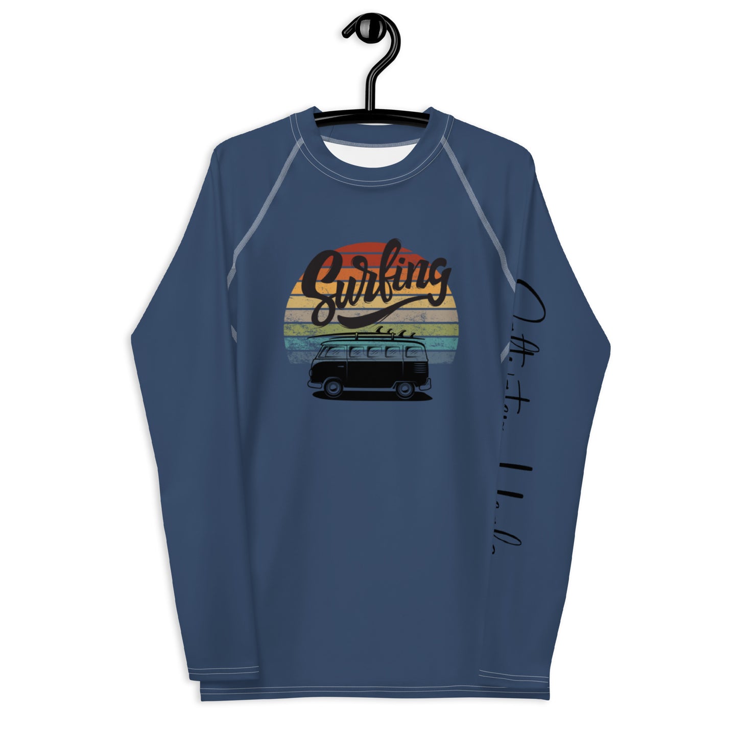 Surfing with Van - Saltwater Heals - Men's Rash Guard