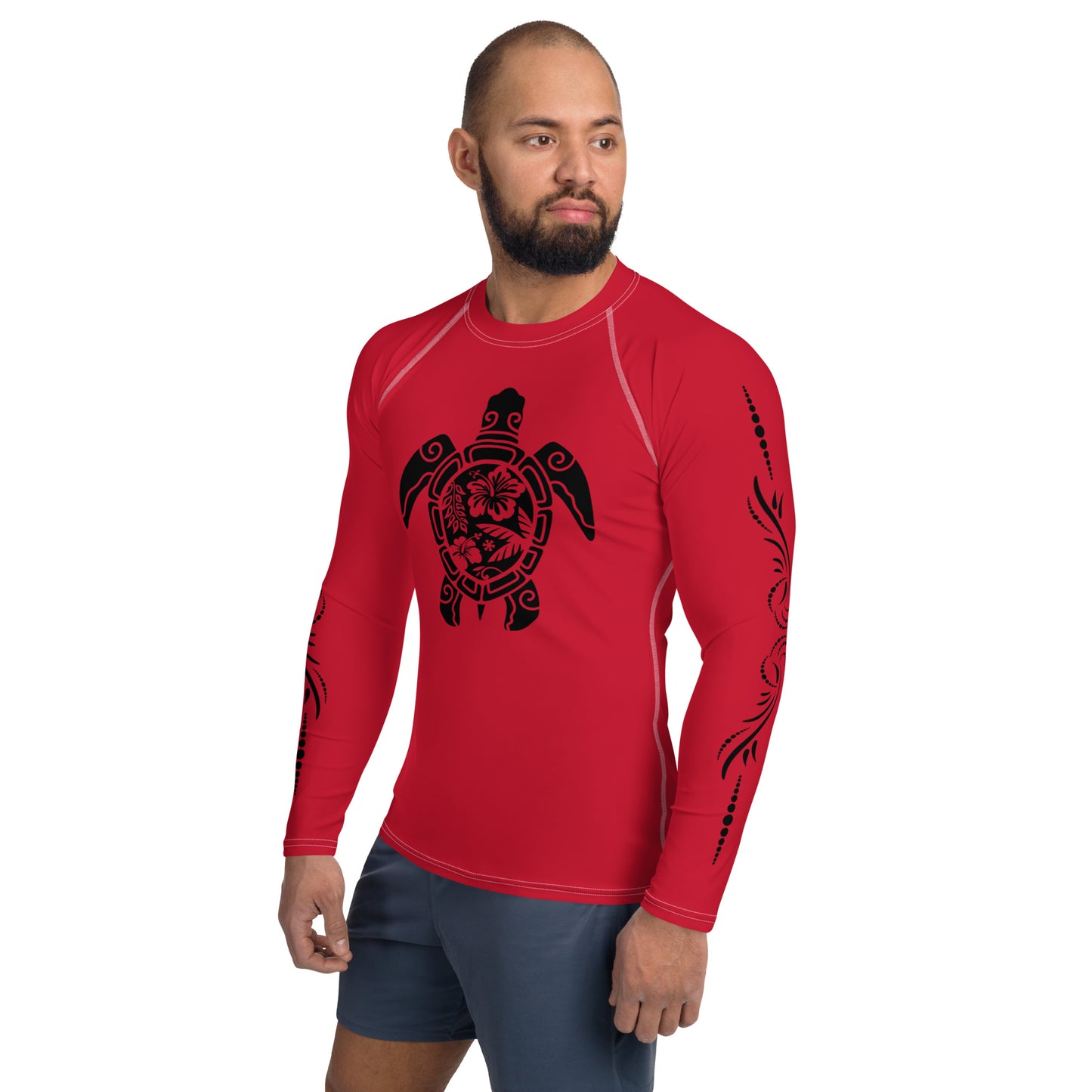 Turtle - Red - Men's Rash Guard