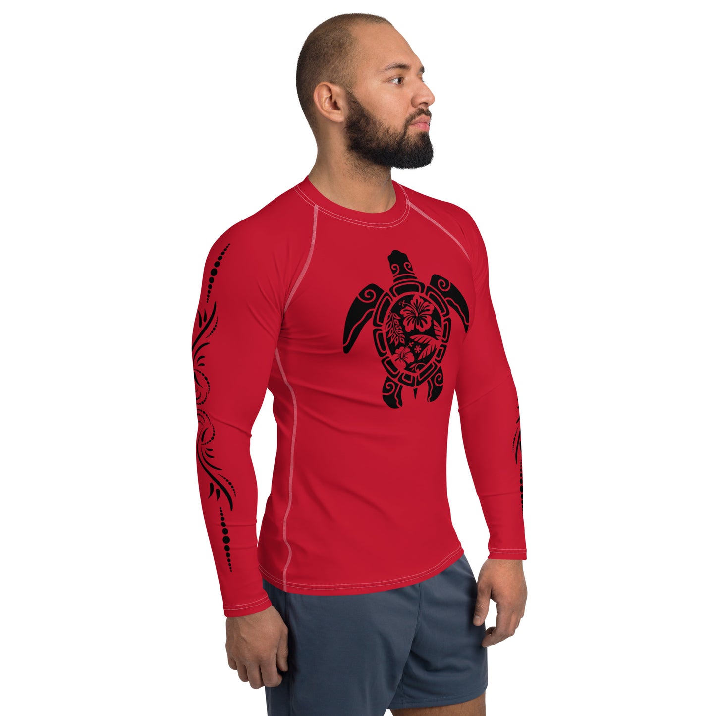 Turtle - Red - Men's Rash Guard