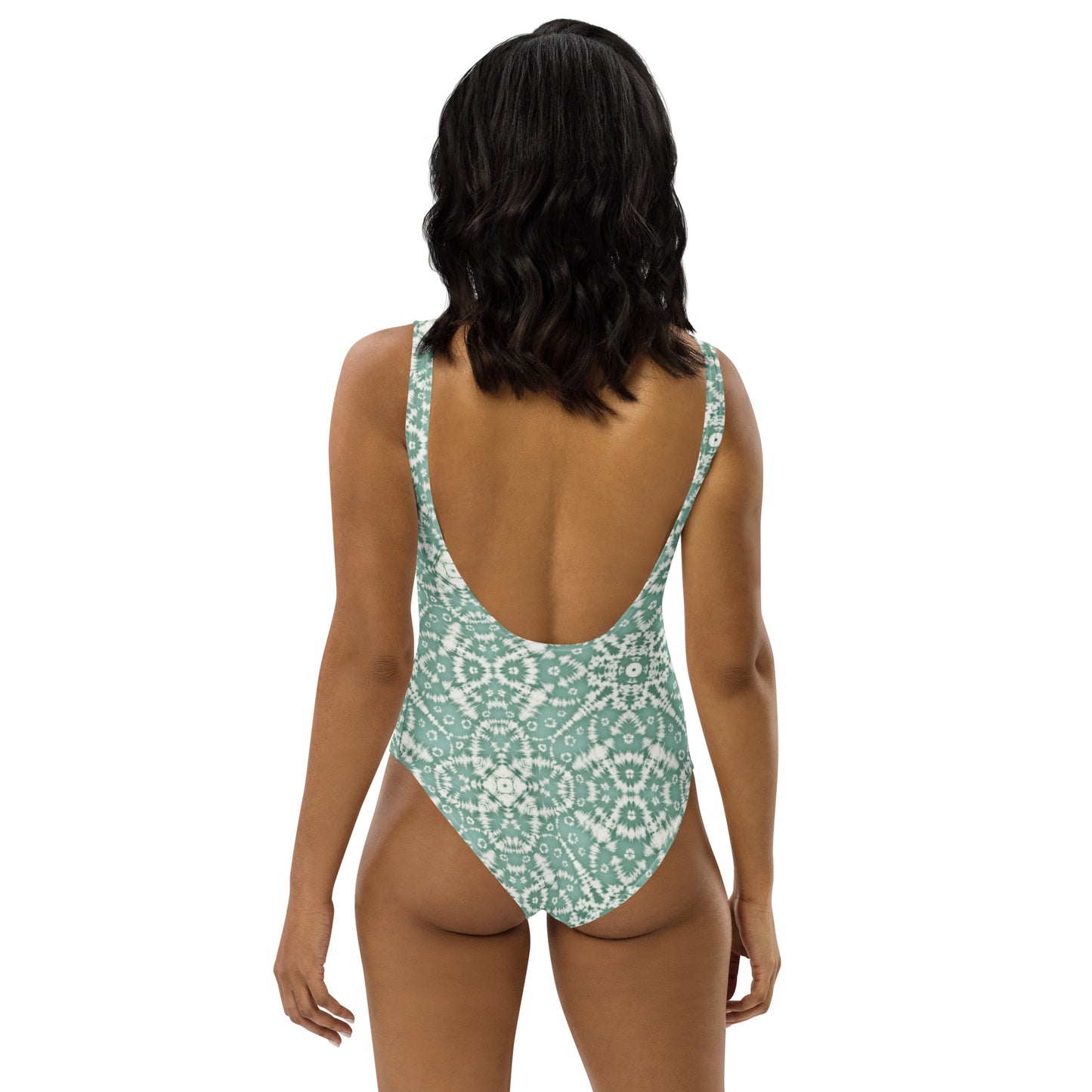 Sage Boho Batik - One-Piece Women Swimsuit