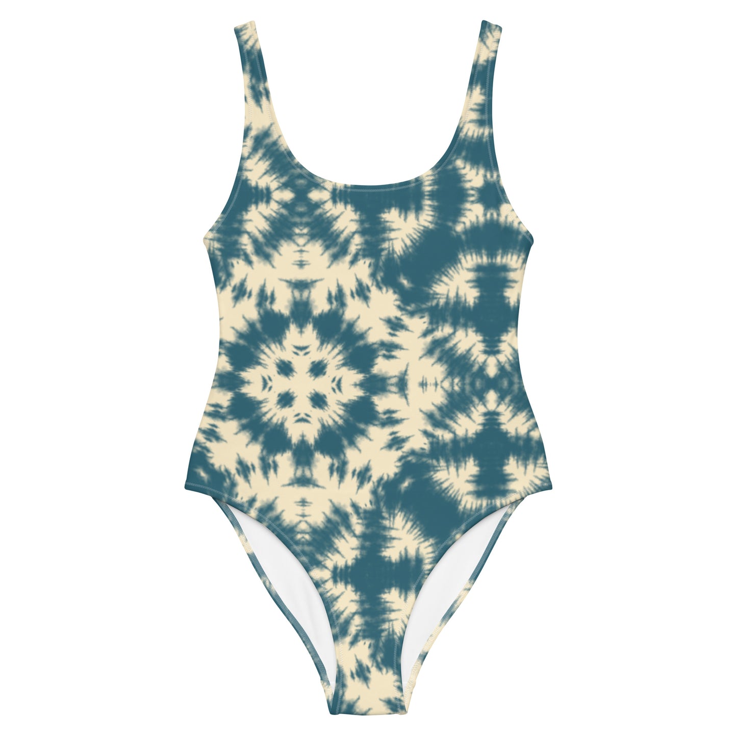 Batik Teal - One-Piece Women Swimsuit