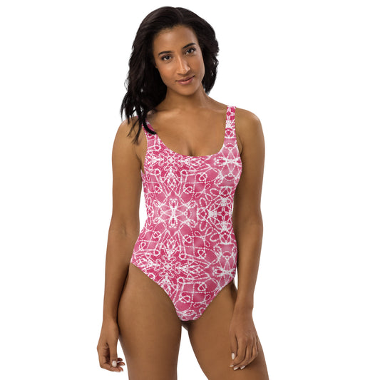 Batik - Pink - One-Piece Women Swimsuit