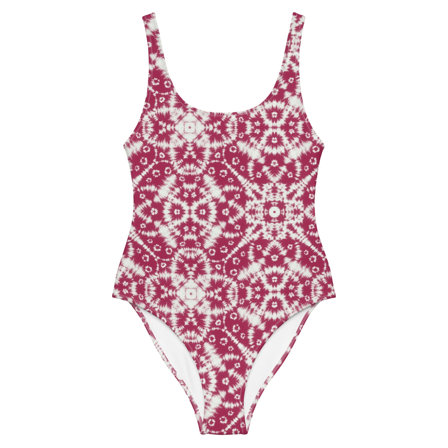 Batik - Red - One-Piece Women Swimsuit