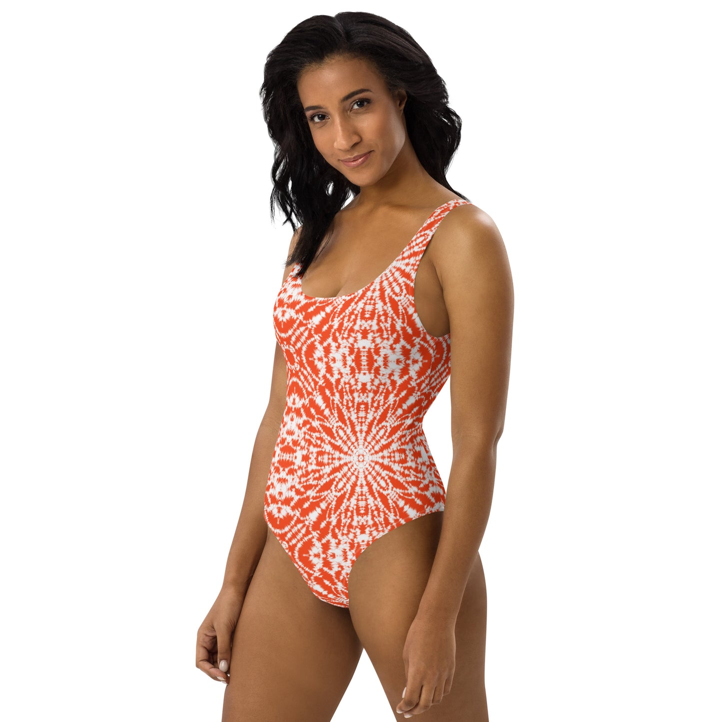 Batik - Orange - One-Piece Women Swimsuit