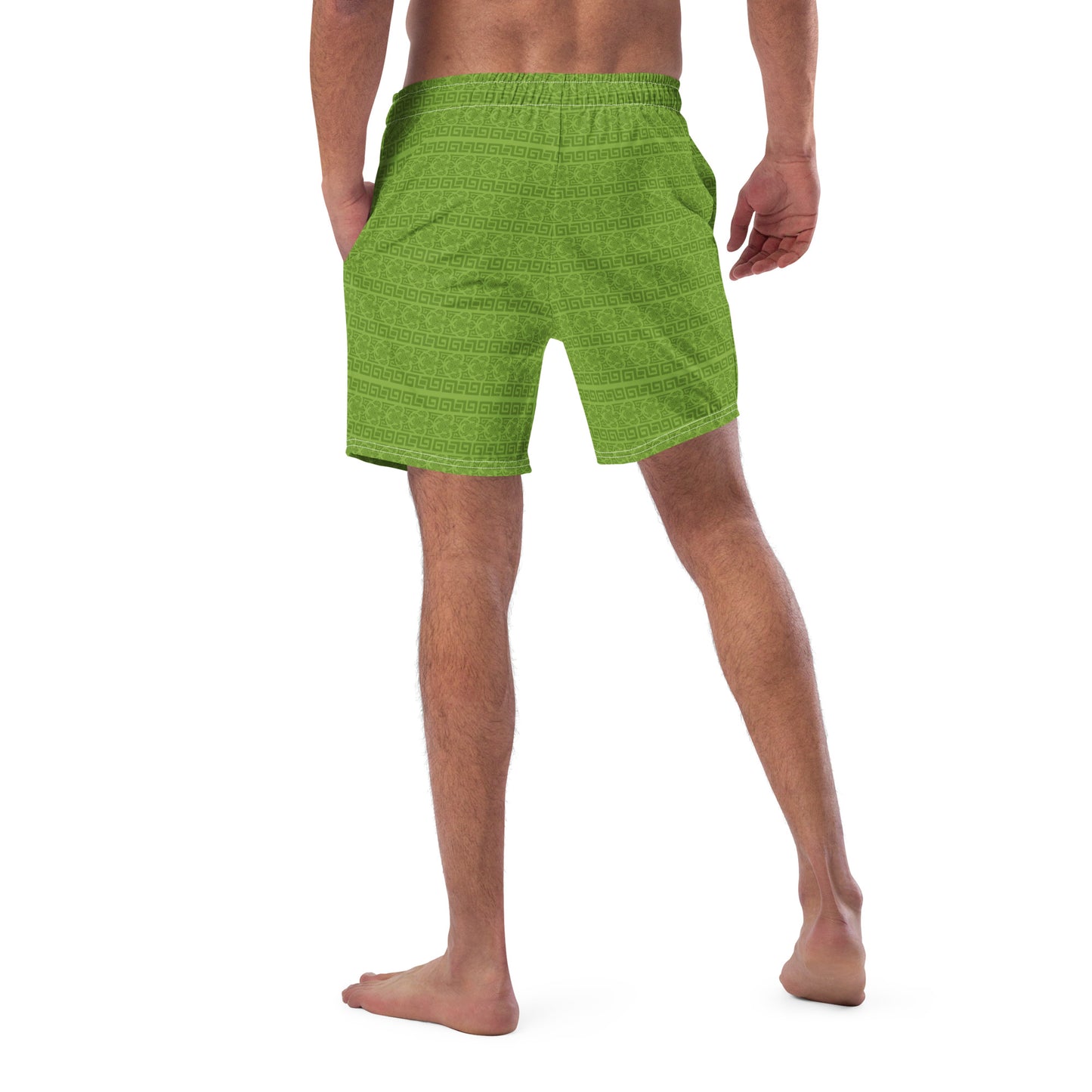 Tribal Green- Swim Trunks