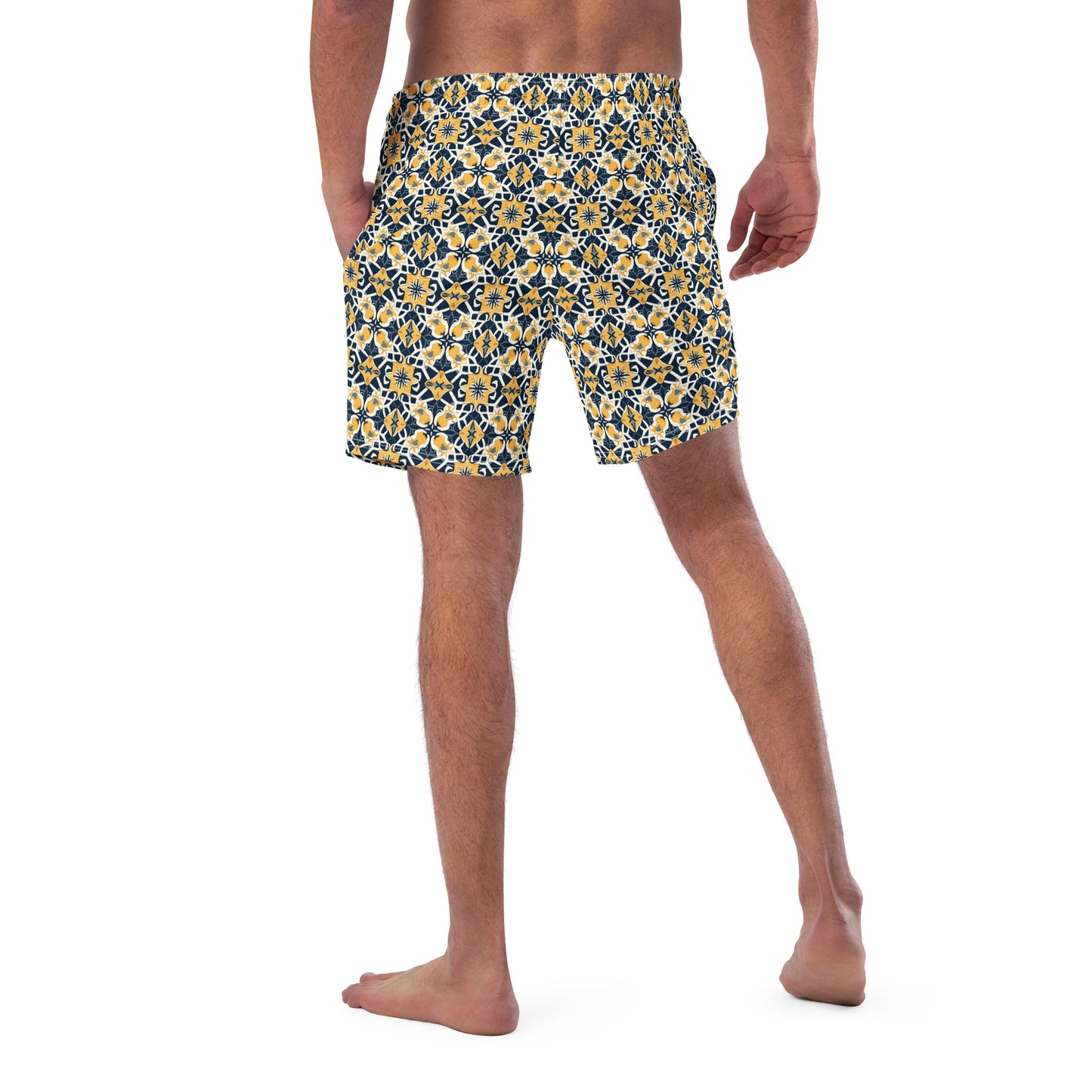 Yellow Moroccan - Swim Trunks