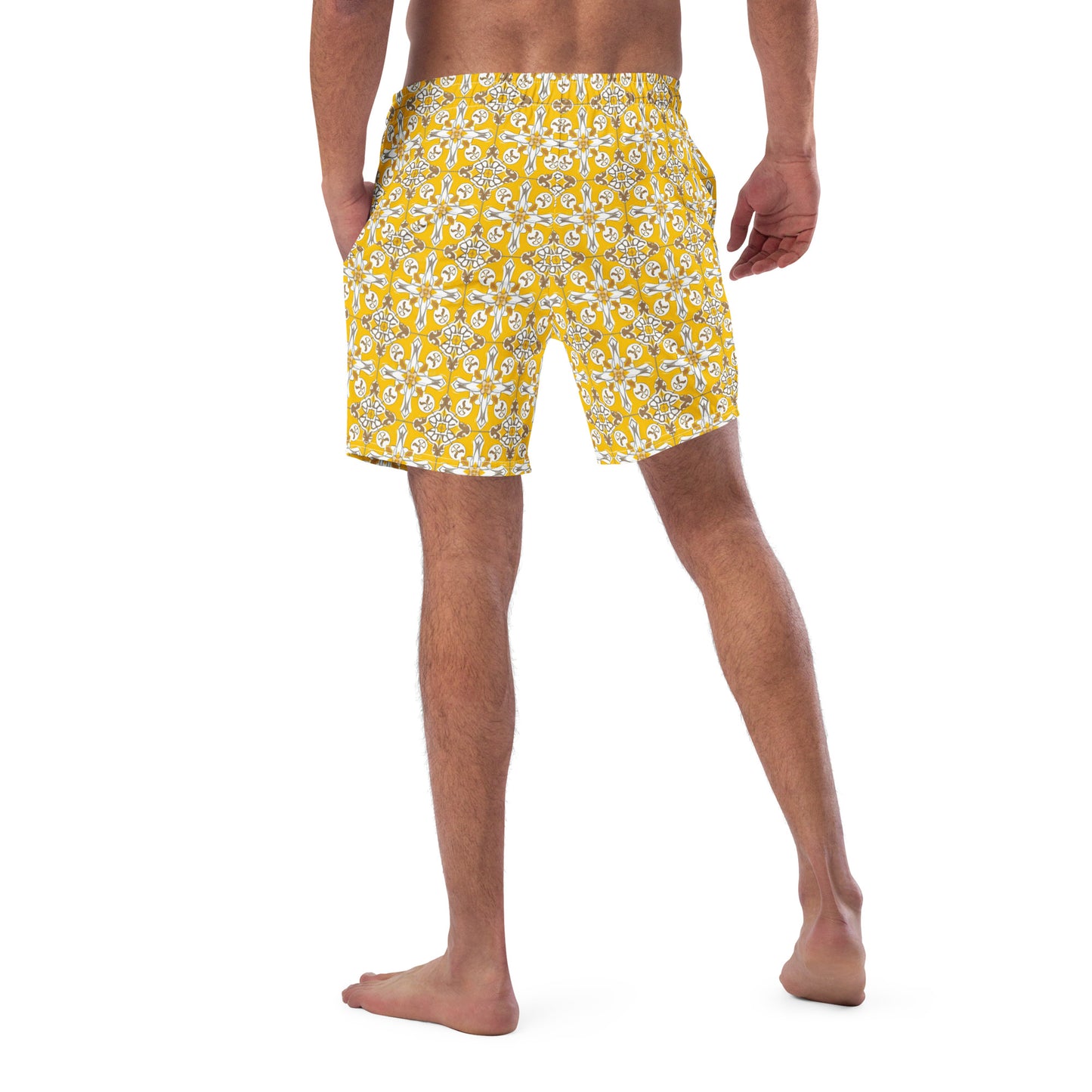 Yellow Moroccan - Swim Trunks