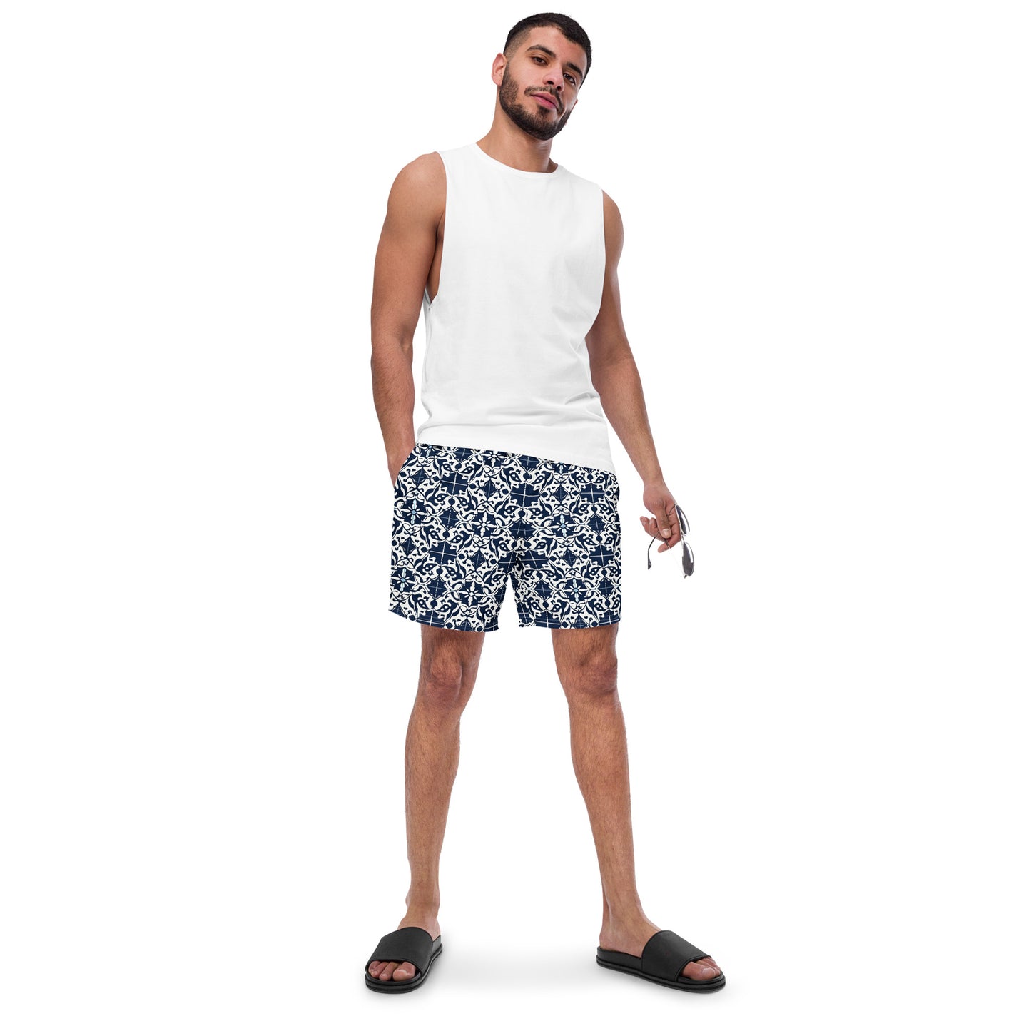 Blue Moroccan - Swim Trunks