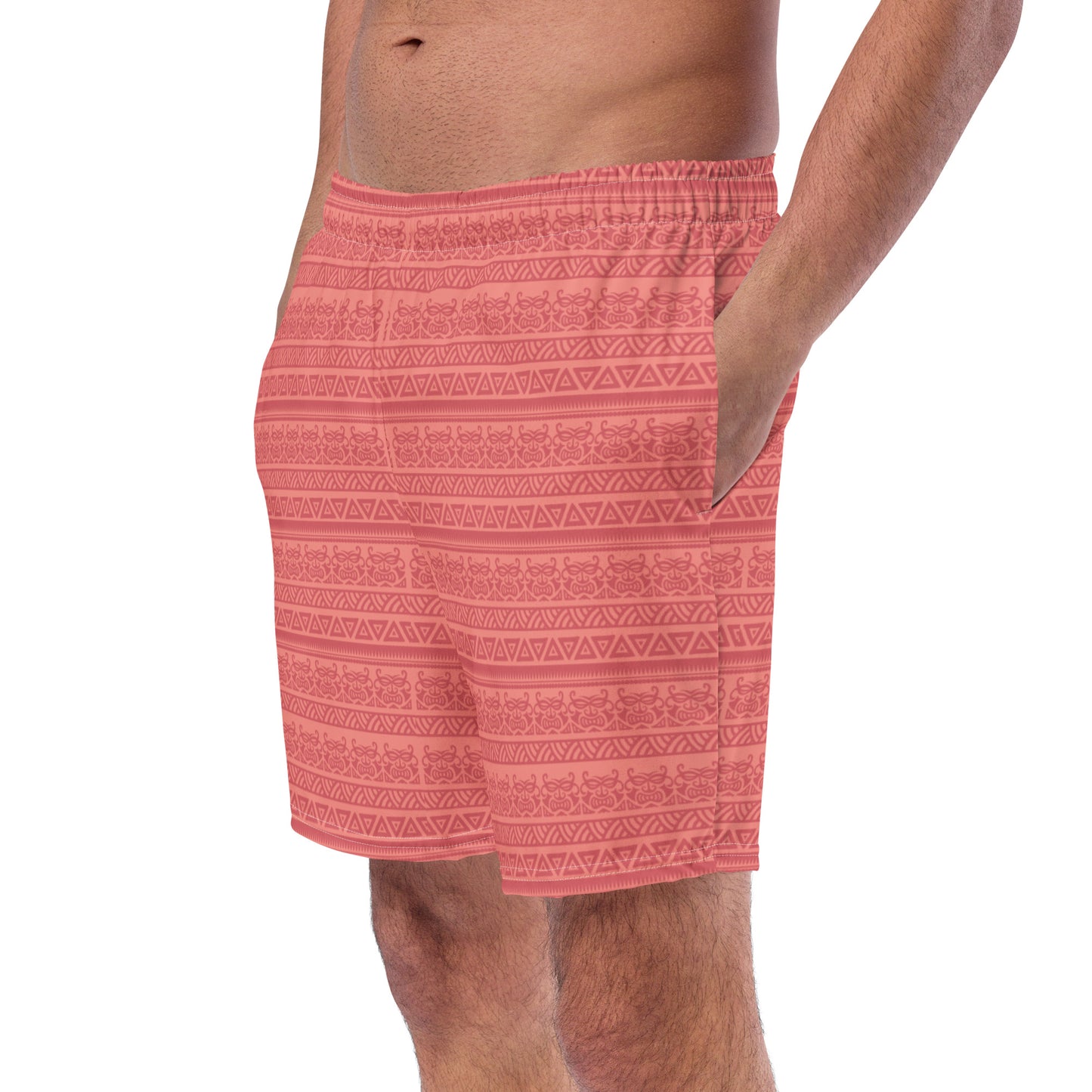 Tribal Red - Swim Trunks