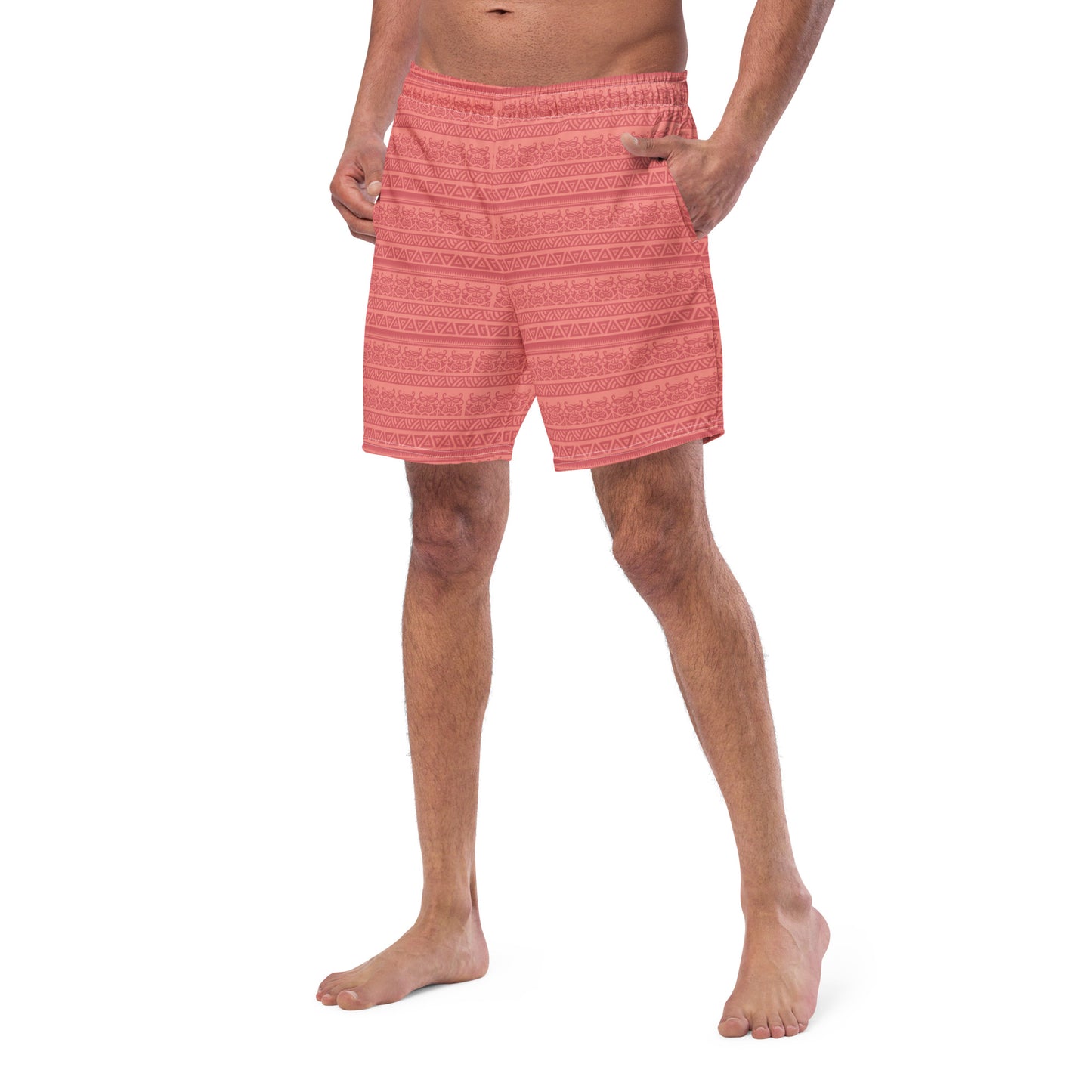 Tribal Red - Swim Trunks