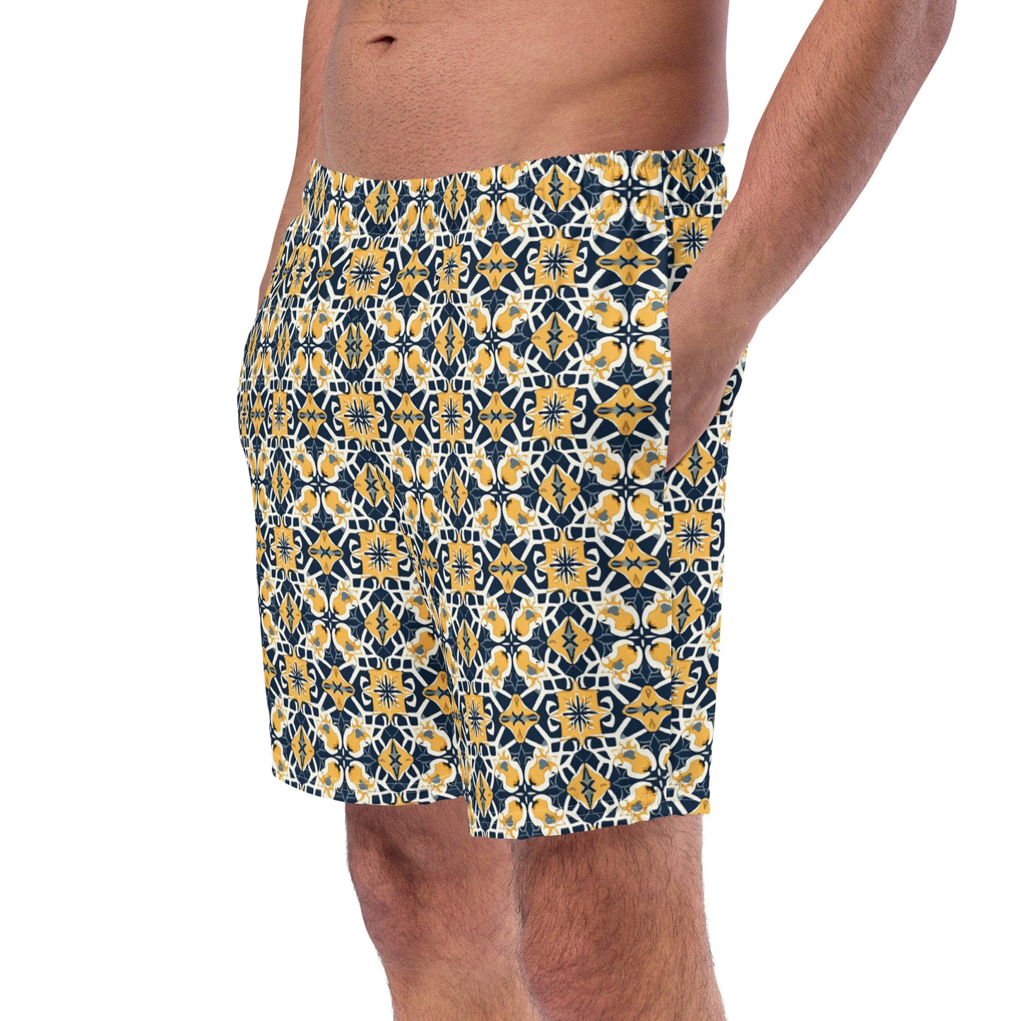 Yellow Moroccan - Swim Trunks