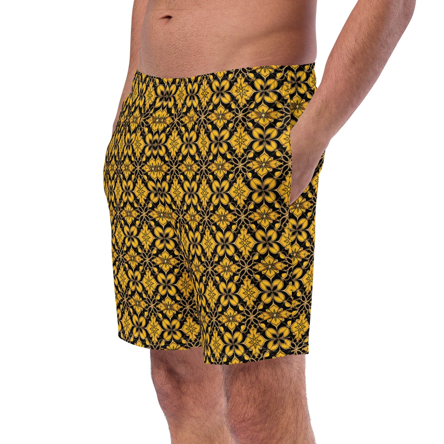 Yellow Moroccan - Swim Trunks