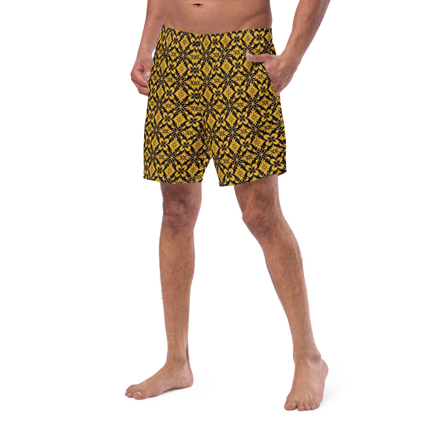 Yellow Moroccan - Swim Trunks
