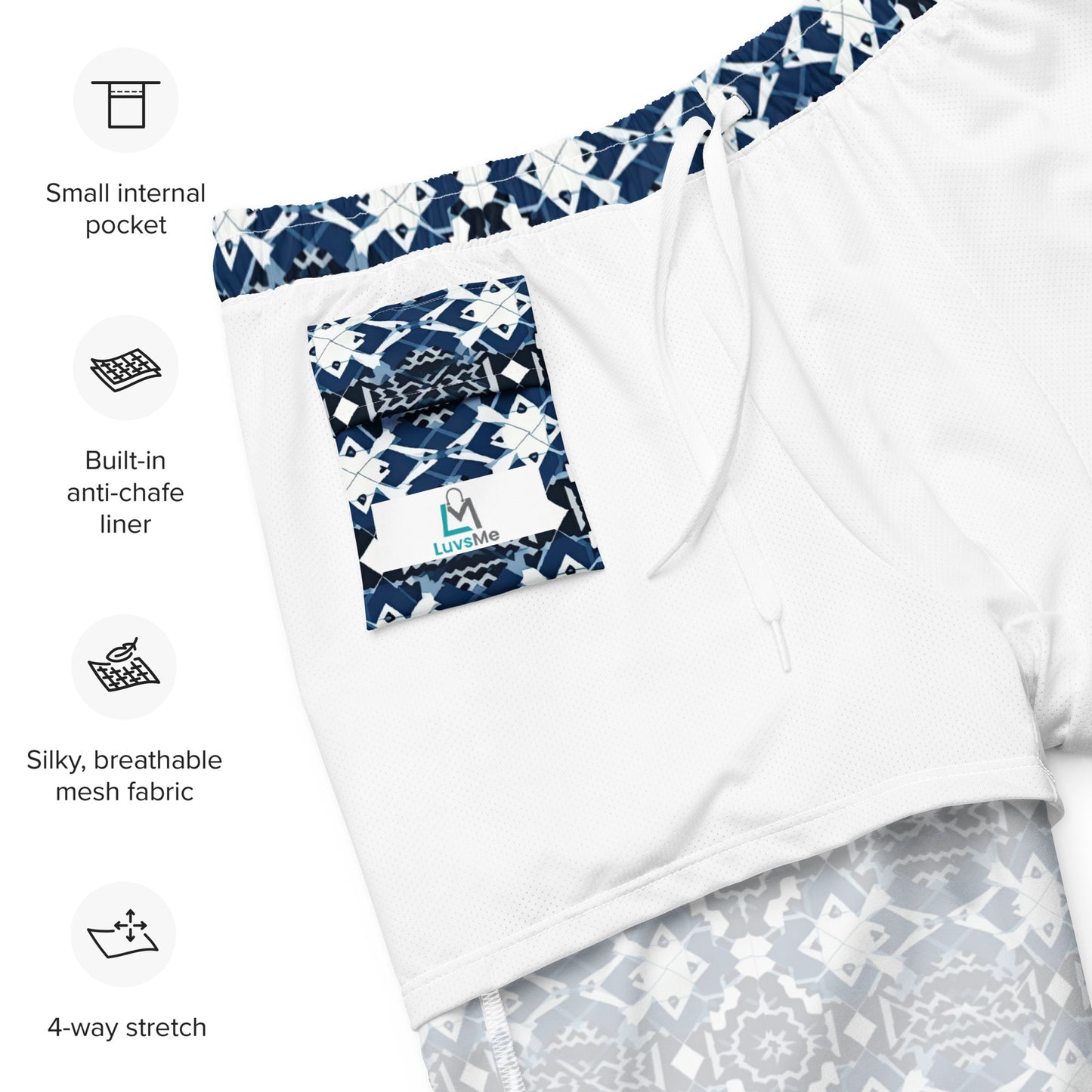 Blue Moroccan - Swim Trunks