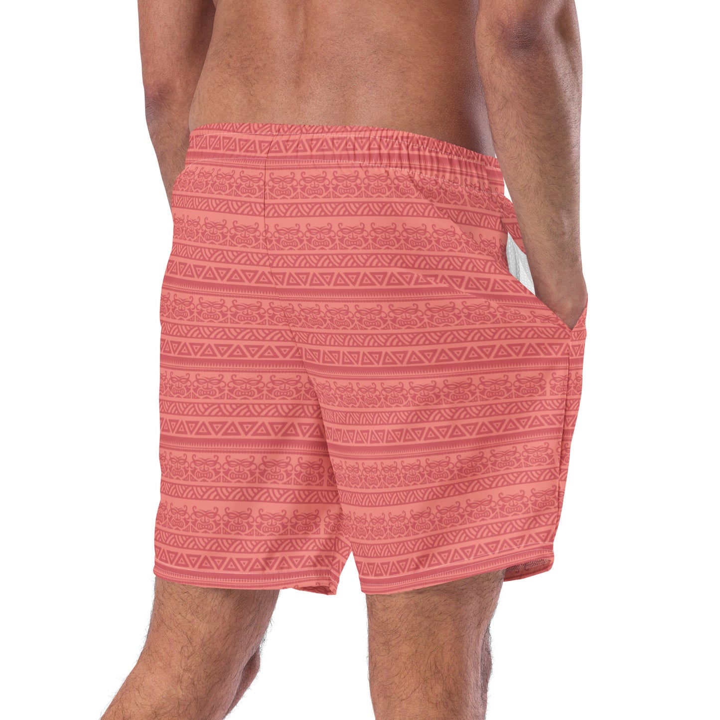 Tribal Red - Swim Trunks