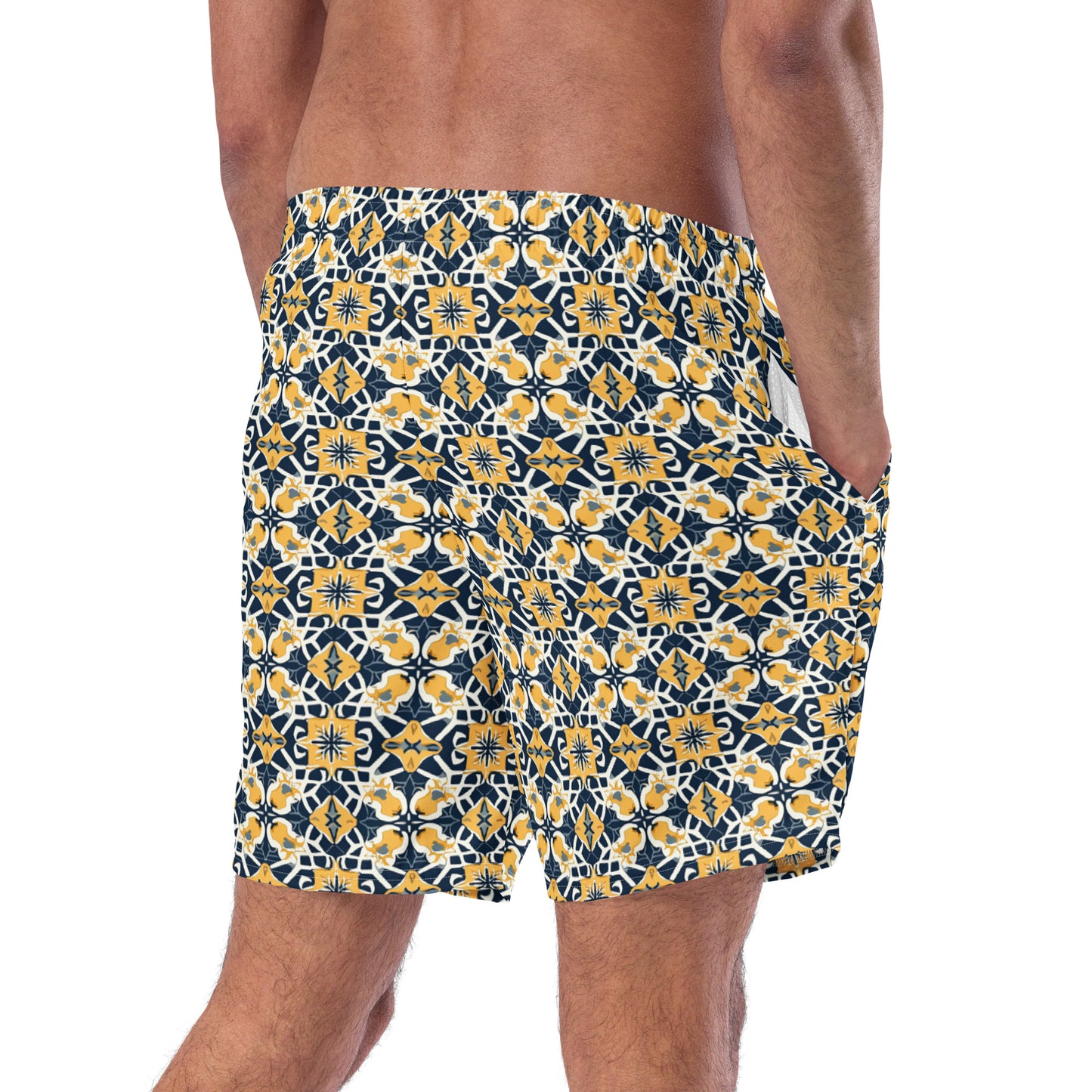 Yellow Moroccan - Swim Trunks