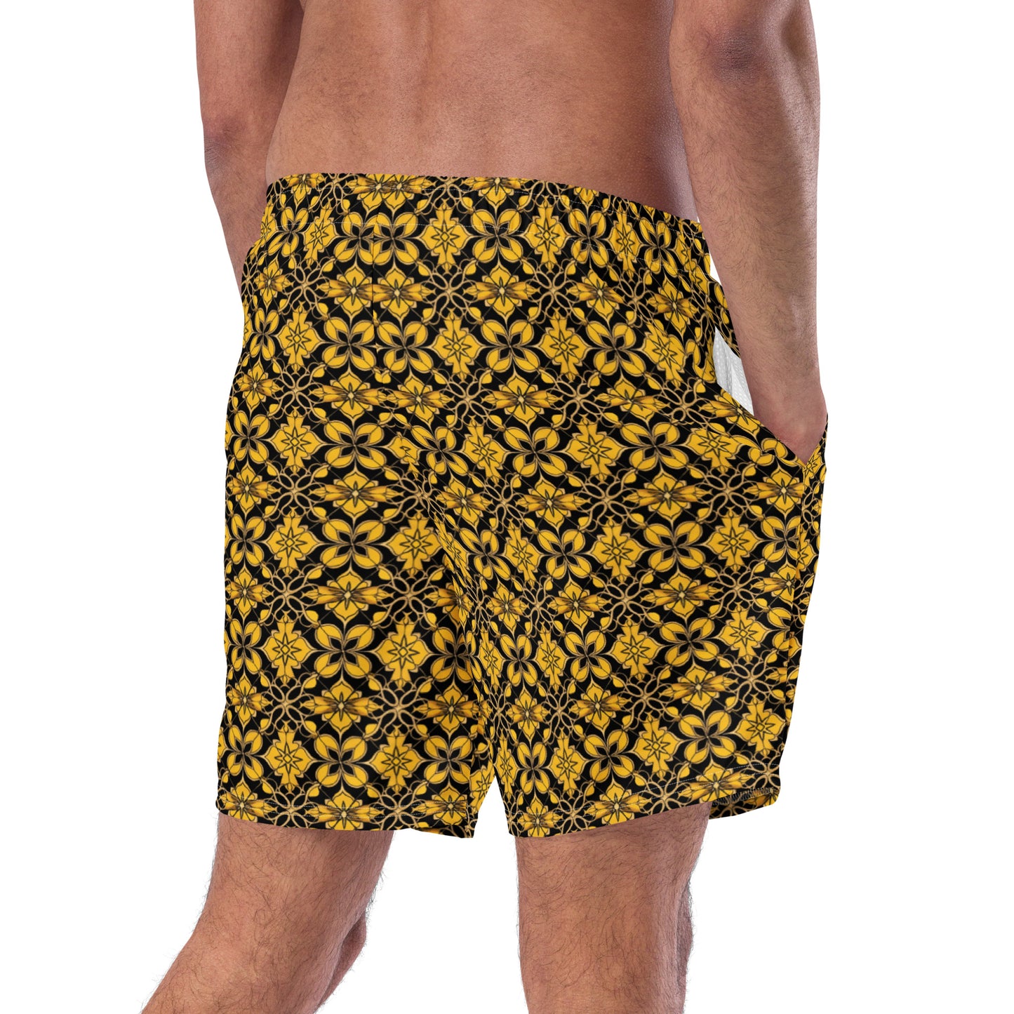 Yellow Moroccan - Swim Trunks