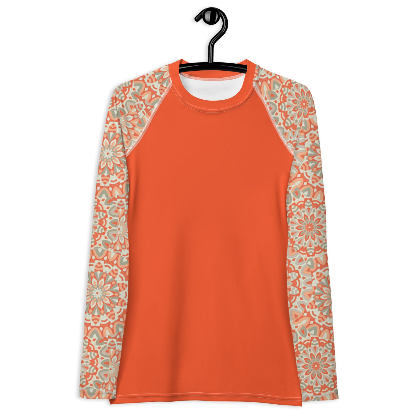 Orange Mandala - Women's Rash Guard