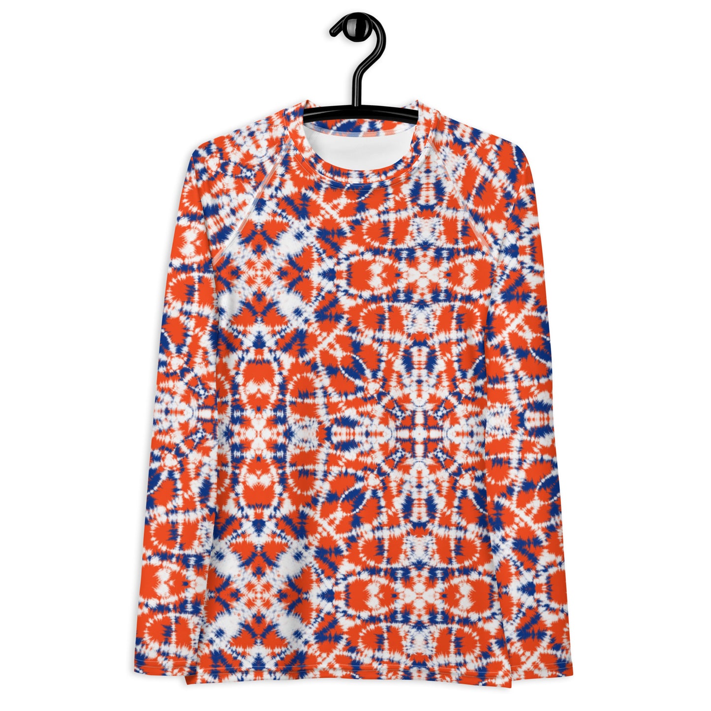 Batik - Orange and Blue - Women's Rash Guard