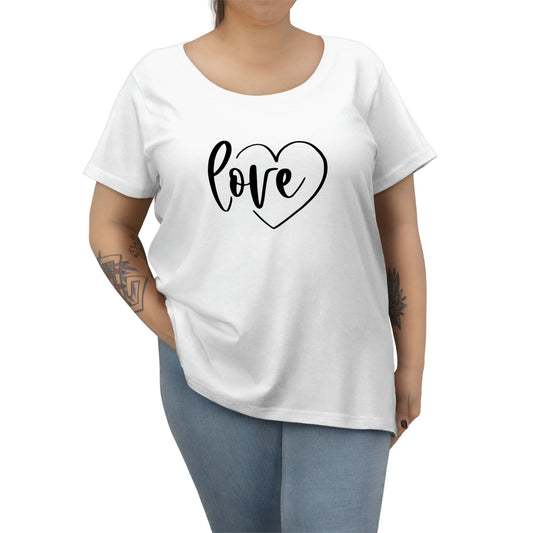 Love Heart - Women's Curvy Tee
