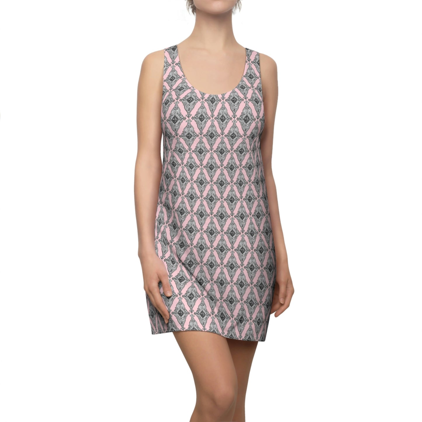 Women's Racerback Dress - Pink Paris 1