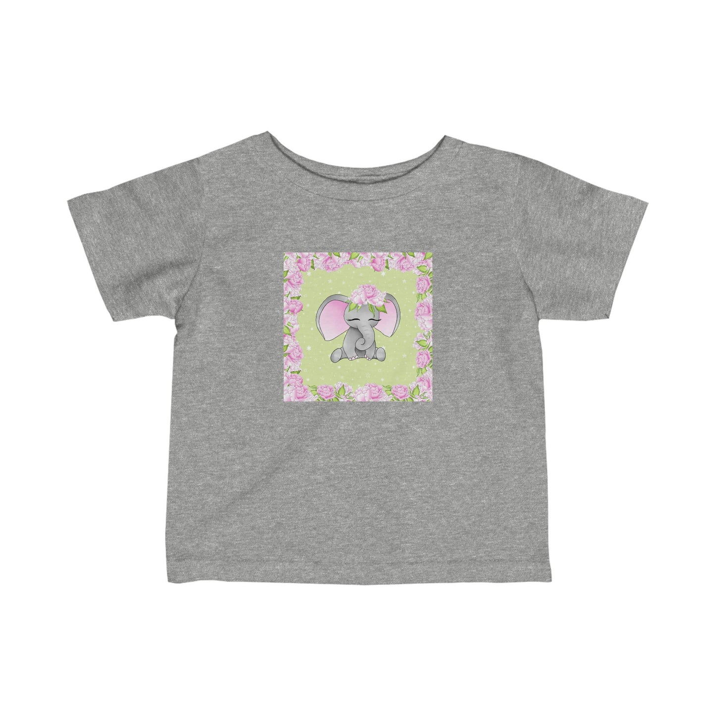 Pink Elephant - Infant Fine Jersey Tee