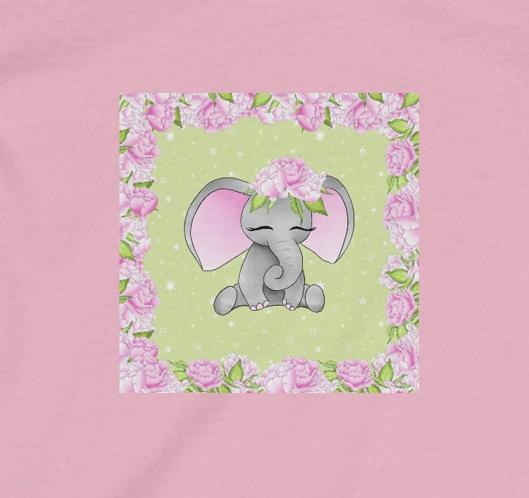 Pink Elephant - Infant Fine Jersey Tee