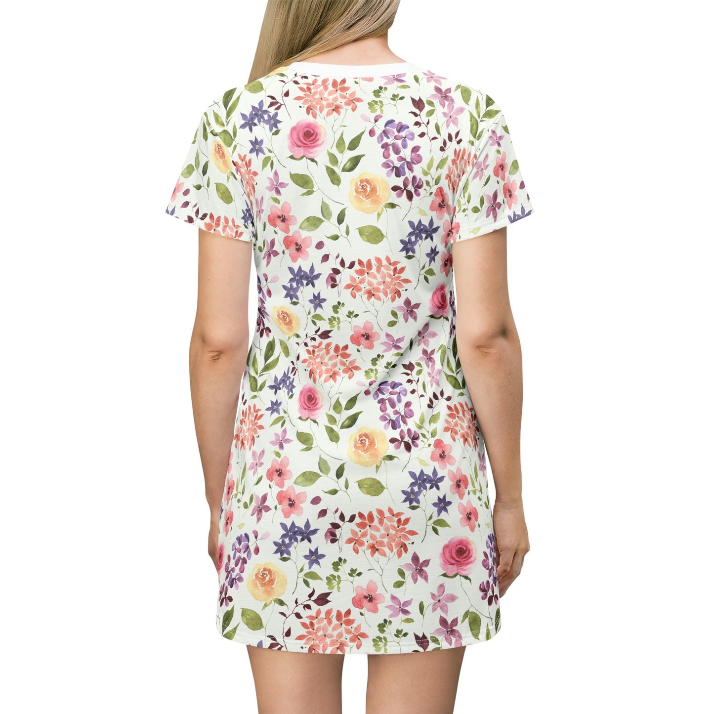 T-Shirt Dress - Multicolor Floral