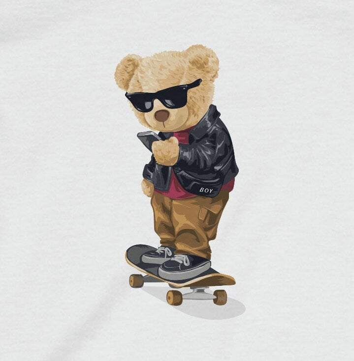 Skateboard Bear - Infant Fine Jersey Tee