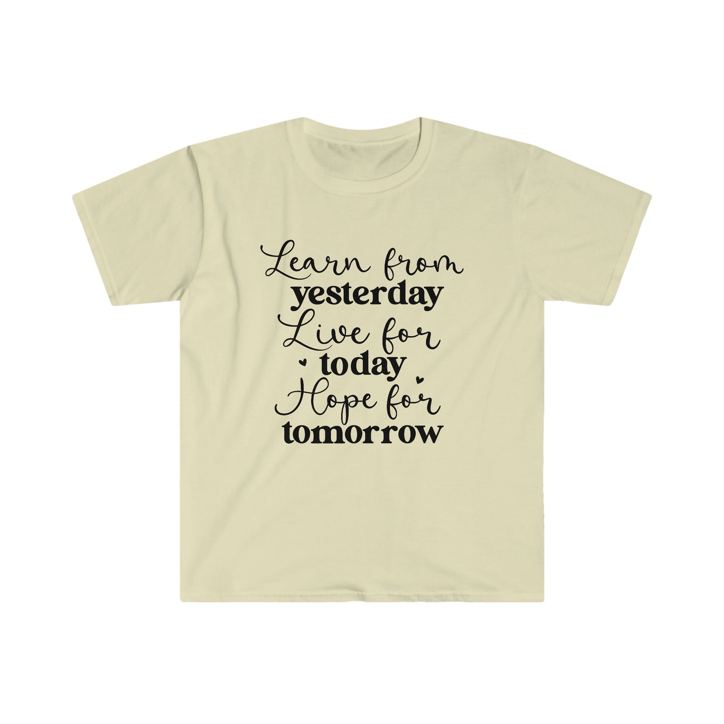 Unisex Softstyle T-Shirt - Learn, Live, Hope