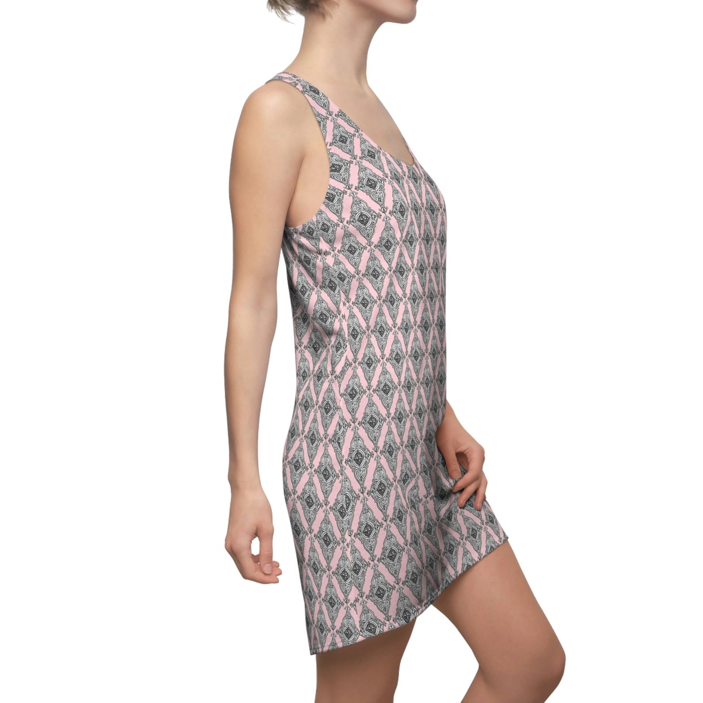 Women's Racerback Dress - Pink Paris 1