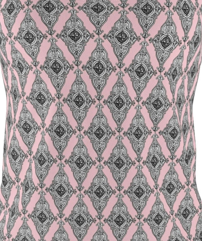 Women's Racerback Dress - Pink Paris 1
