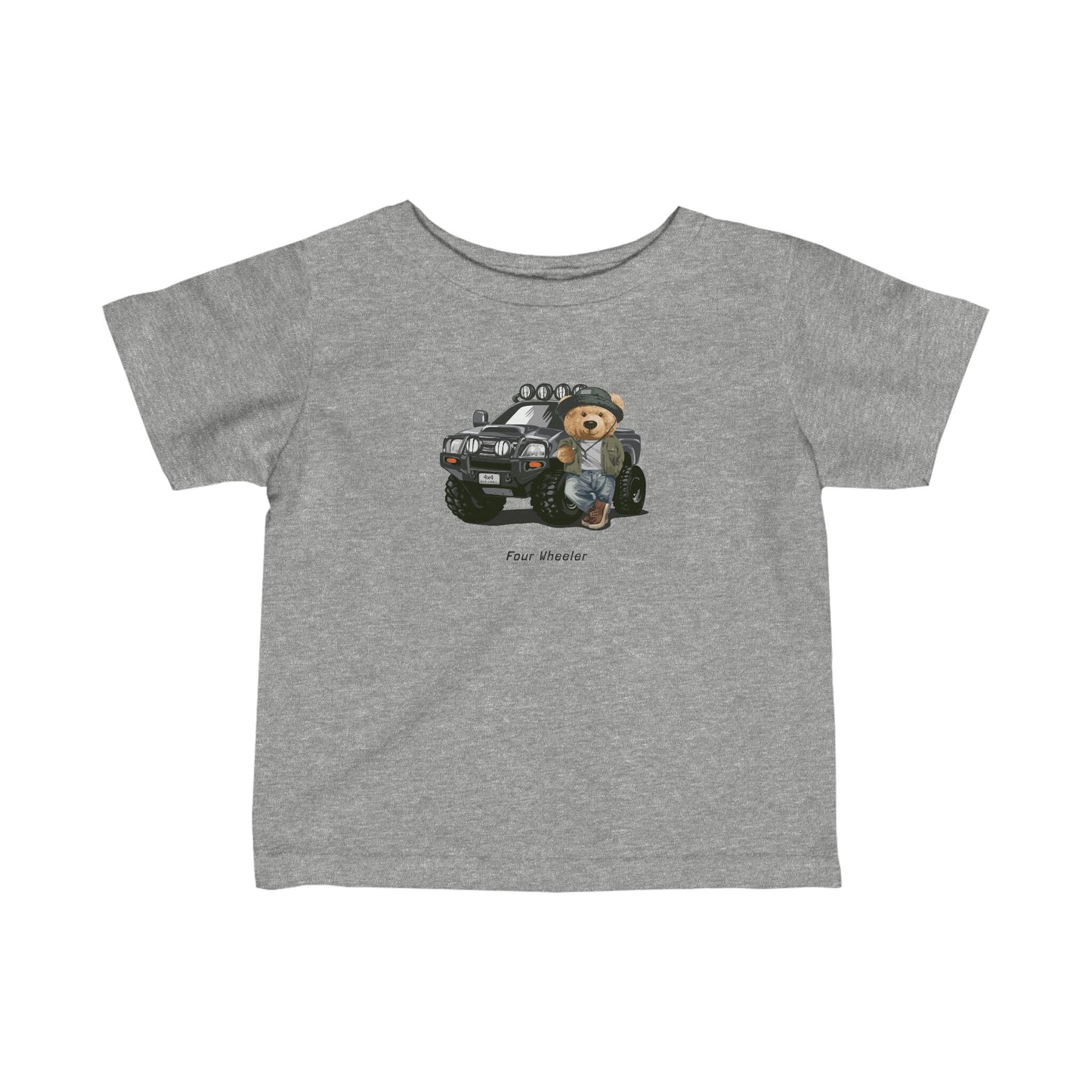 Monster Truck Bear - Infant Fine Jersey Tee