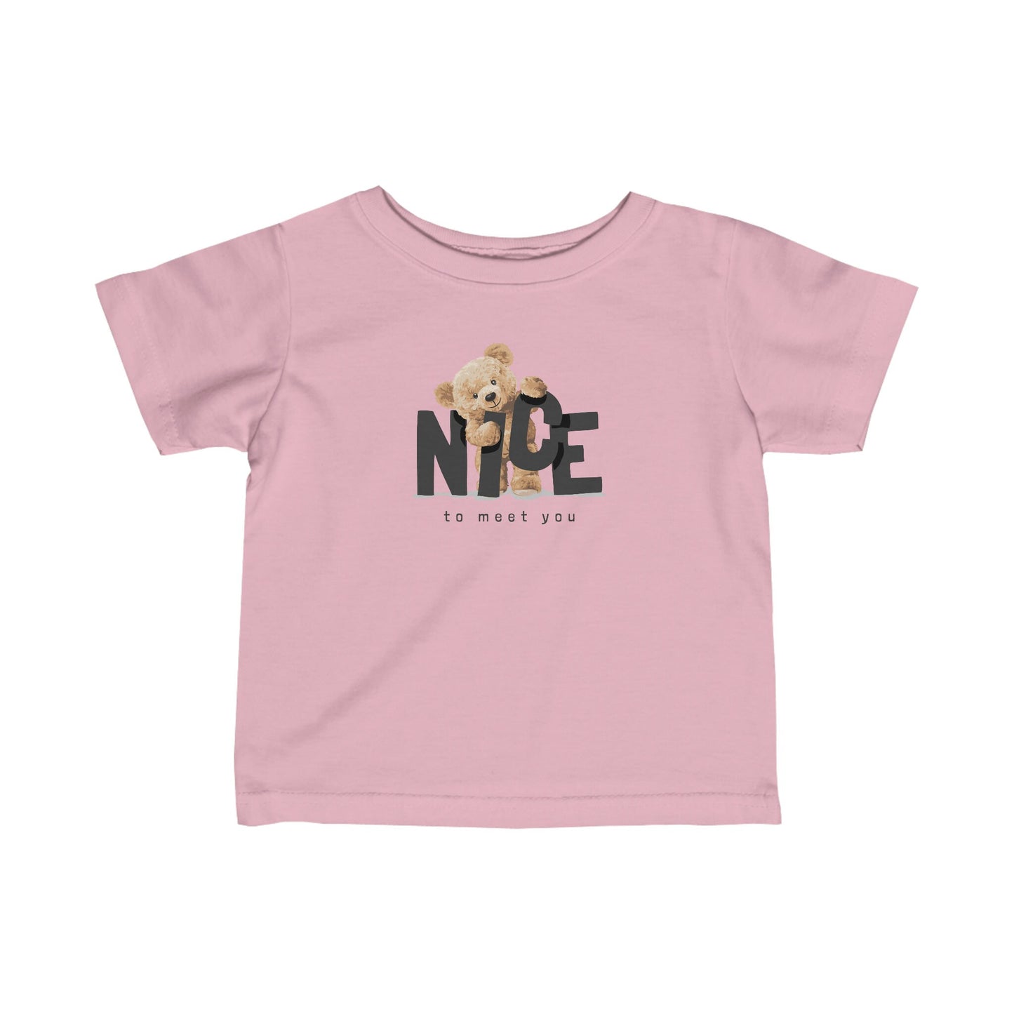 Nice to Meet You Bear - Infant Fine Jersey Tee