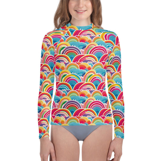 Rainbows - Youth Rash Guard