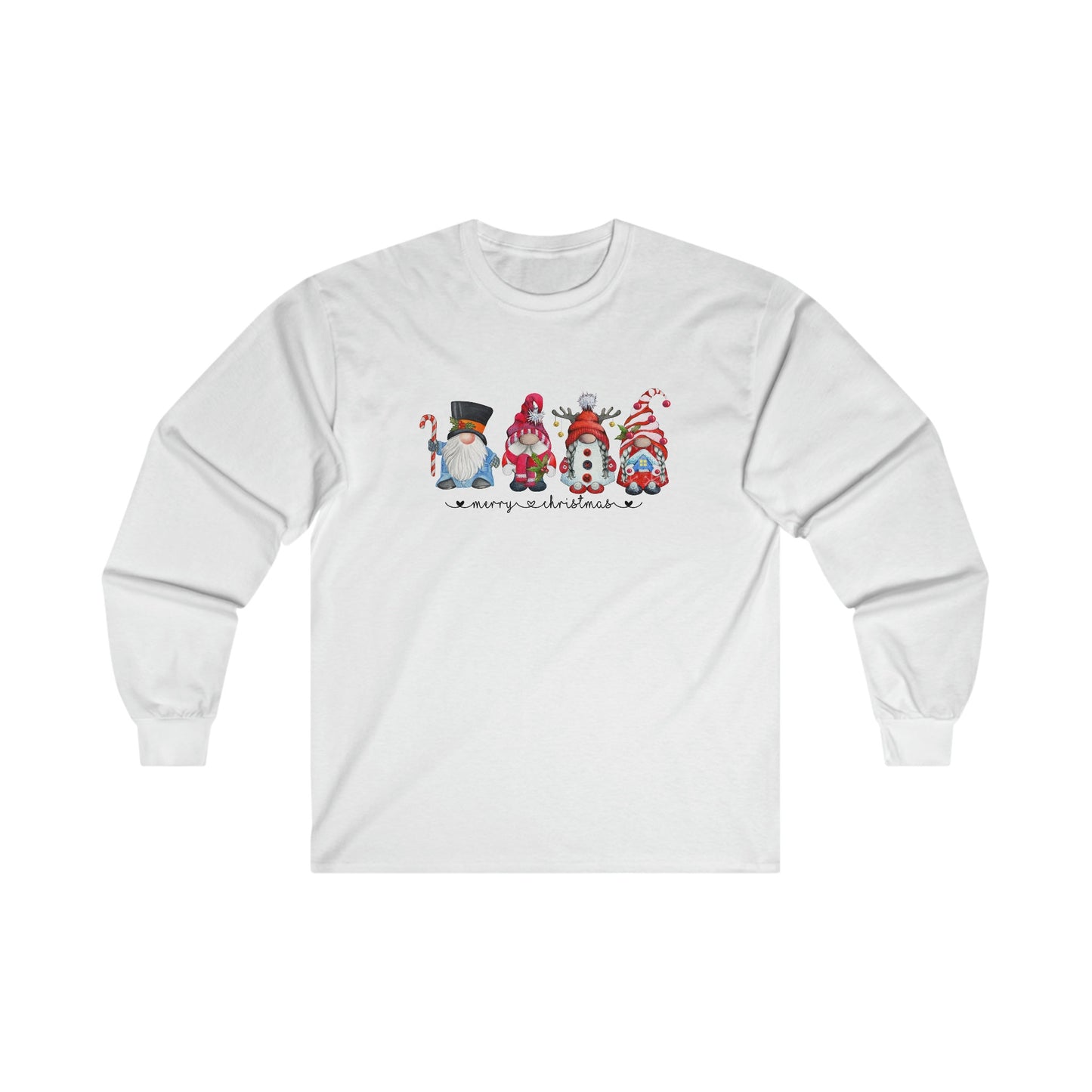 Four Christmas Gnomes - Ultra Cotton Long Sleeve Tee