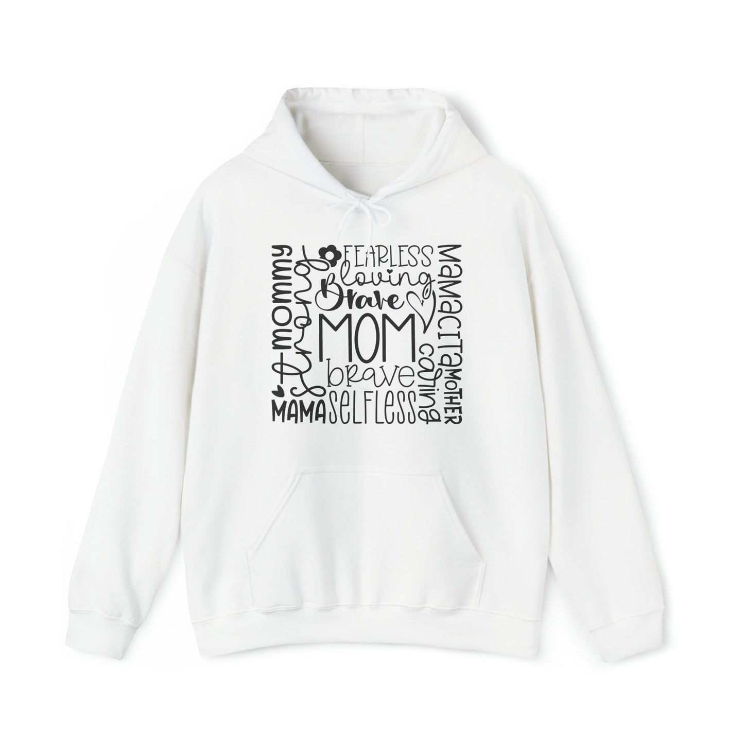 Mom Qualities Subway - Best Mom - Celebrate Mom - Strong Woman - Mom Humor - Unisex Heavy Blend™ Hooded Sweatshirt